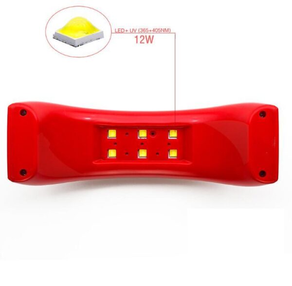 LED Nail Art Lamp Gel Dryer Nail Art Lamp Mobile Phone Modeling Curing UV Gel - Image 2