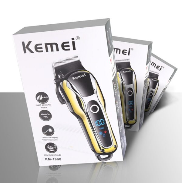 Professional Hair Clipper Rechargeable Electric Beard Trimmer - Image 4