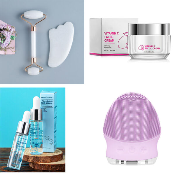 Hyaluronic Acid Face Serum Anti-Aging Shrink Pore Whitening Moisturizing Face Cream Dry Skin Care - Image 8
