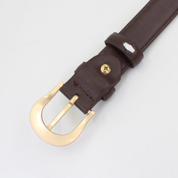 Semicircle Pin Buckle Belt Women's All-match Decorative Cow - Image 4