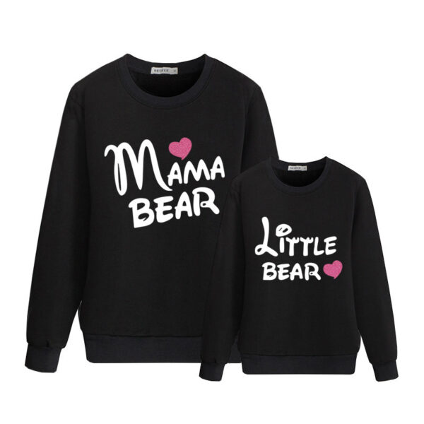 Autumn And Winter Letters Love Printed Parent-child Sweater - Image 4