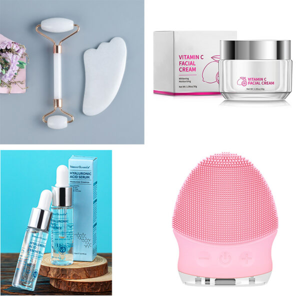 Hyaluronic Acid Face Serum Anti-Aging Shrink Pore Whitening Moisturizing Face Cream Dry Skin Care - Image 7